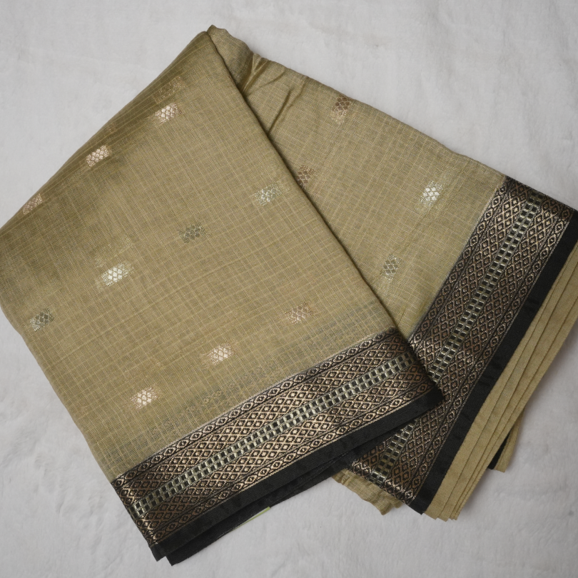 Semi Chanderi Butta