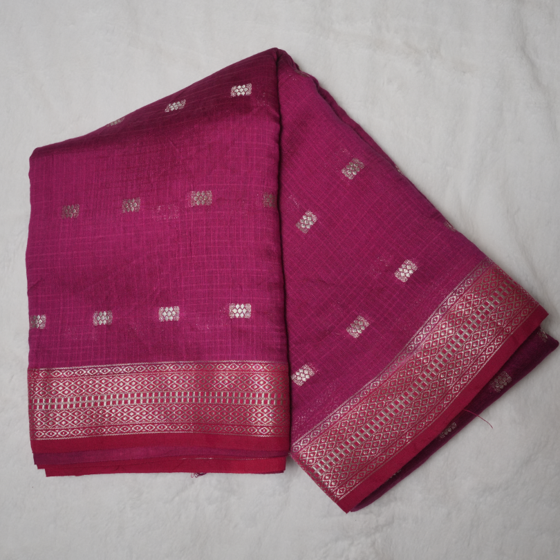 Semi Chanderi Butta